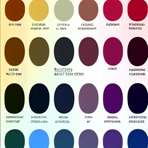 Prompt: color palette for modern technology business