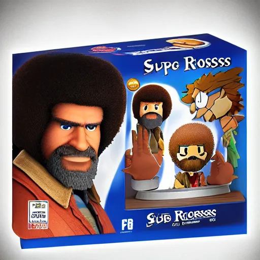 Image similar to Bob Ross character reveal for Super Smash bros ultimate