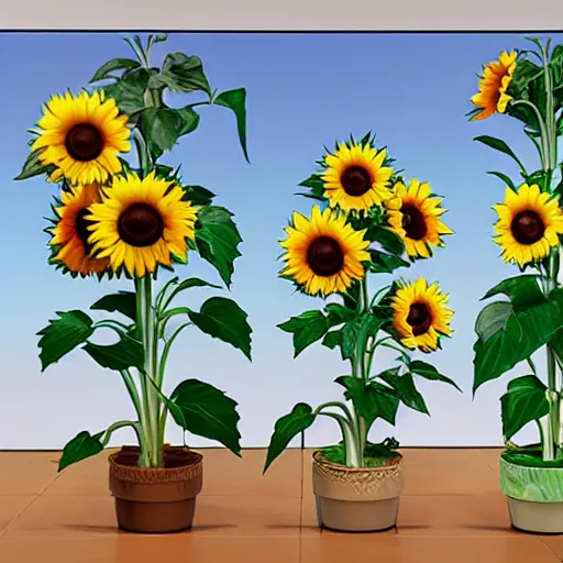 Prompt: plants! vs zombies sunflower!! as a tobacco!! salesman by cory arcangel