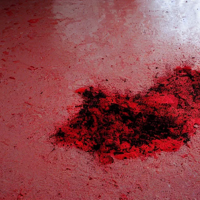 Prompt: bloody red mud, floor texture