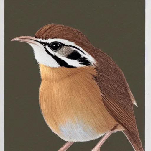 Image similar to drawing of a carolina wren