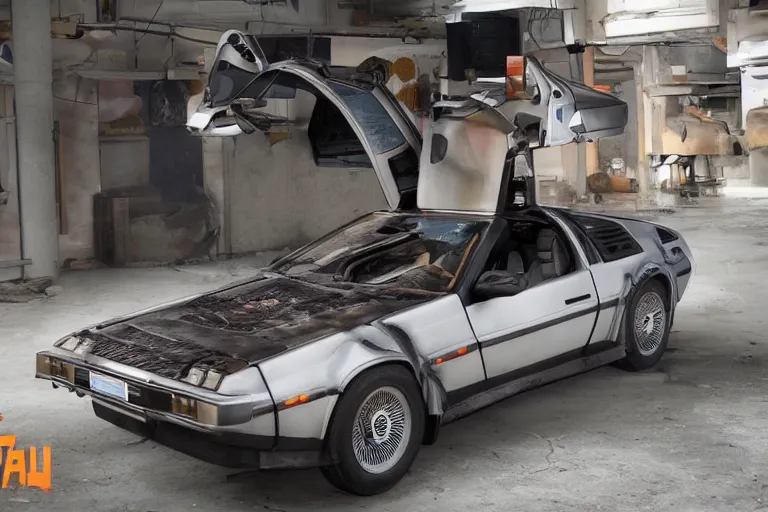 Image similar to delorean in half life alyx