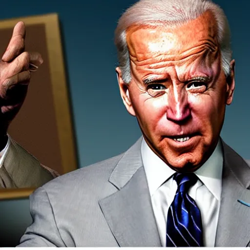 Prompt: joe biden as scarface