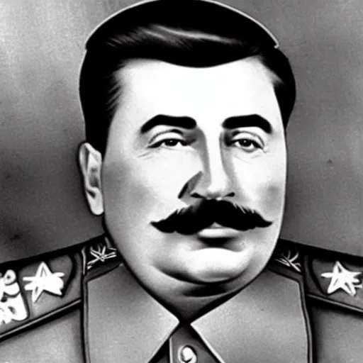 Prompt: Joseph Stalin running a TV segment about how to bake the perfect cookies, Television show