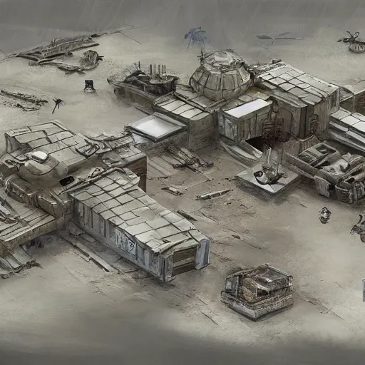 Prompt: concept art district 9 ( 2 0 0 9 ) - n 4