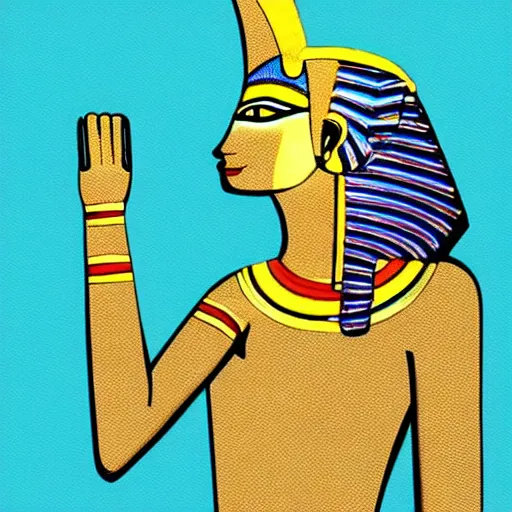 Prompt: Egyptian Cat Goddess