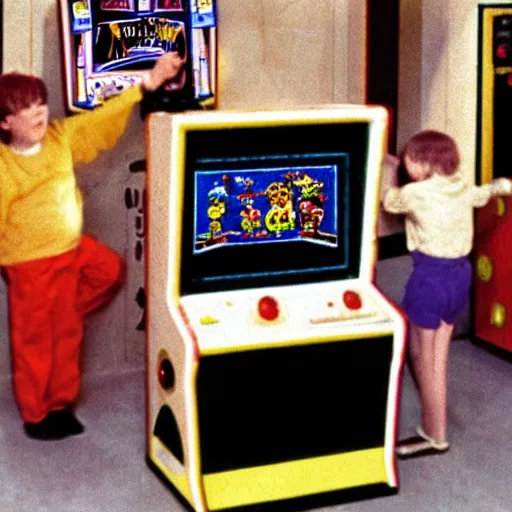 Image similar to ghost and goblins arcade game in 1978