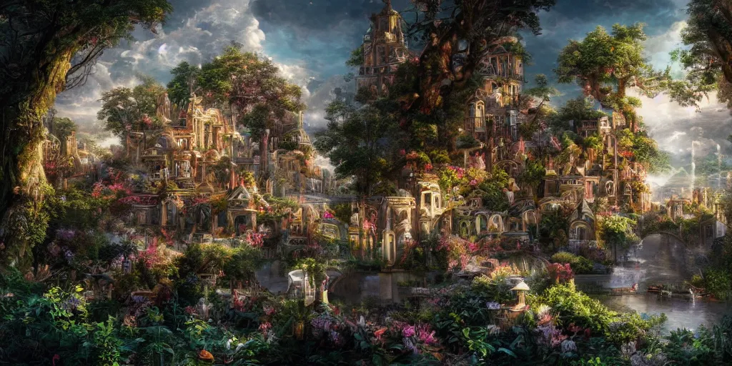 Image similar to a beautiful photo of Arcadia, award winning photo, hyper detailed, cinematic