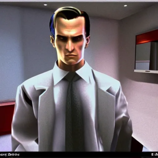 Image similar to 1 9 9 7 still american psycho on nintendo 6 4