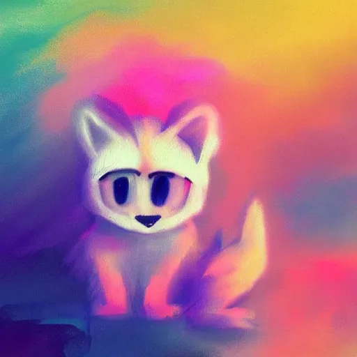 Prompt: cute furry needs your help, TRENDING ON PIXIV, pleasing painterly pastel dreamy strokes palette