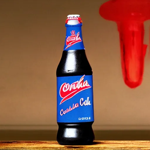 Image similar to a bottle of conka cola, marketing promo photo