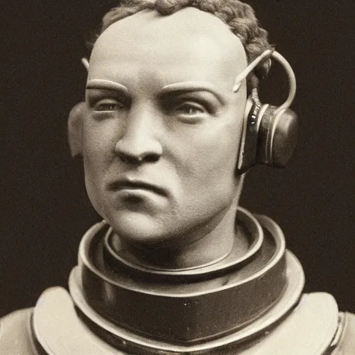 Image similar to portrait of leonard euler as a robot