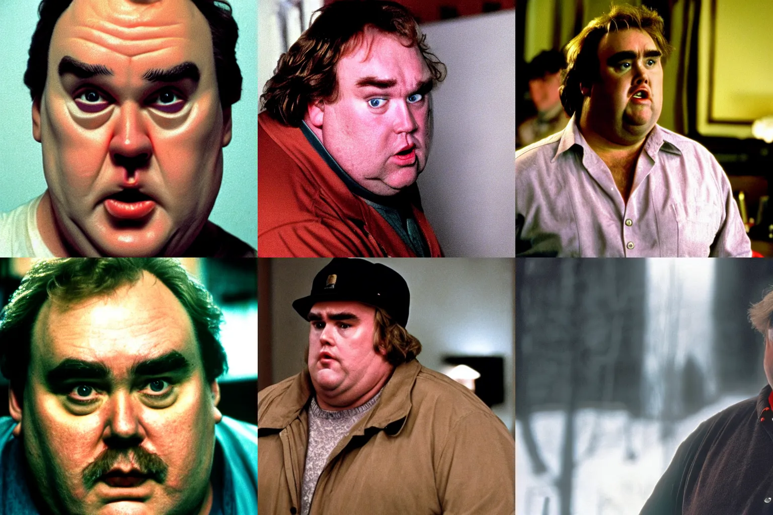Prompt: john candy in silence of the lambs, high resolution, highly detailed, realistic lighting, hyper realistic