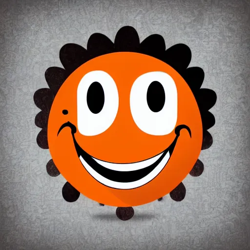 Prompt: Smiley. Vector happy face