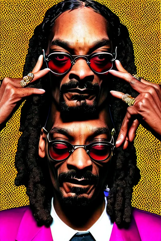 Image similar to snoop dogg, high resolution, pop art, smooth, details, 4 k, aesthetic lighting, baroque object, sharp focus, hyperdetailed object, professional photography, pullitzer winning, by karah mew and adnan abidi and jodie bateman