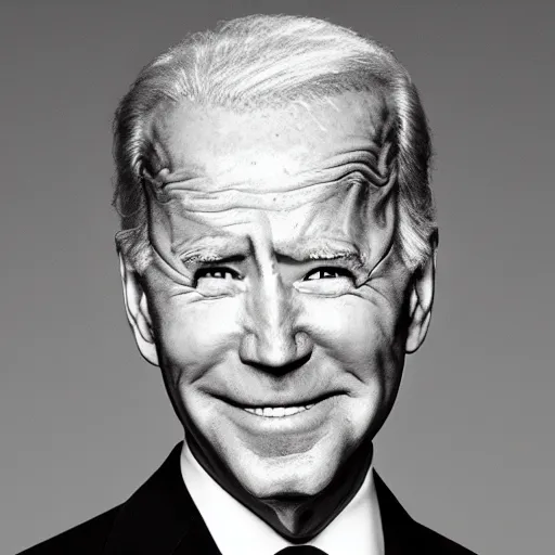 Image similar to donald trump and joe biden hybrid, headshot photo