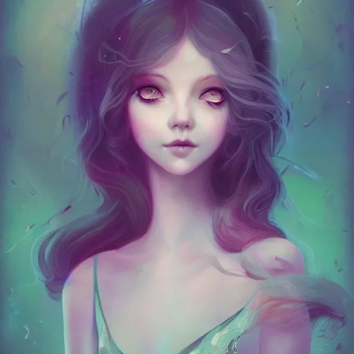 Image similar to a portrait in the style of anna dittmann and ross tran and charles dulac.