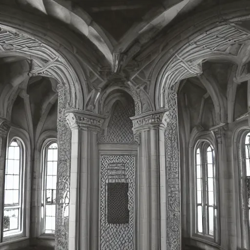 Prompt: “MC Escher mausoleum”