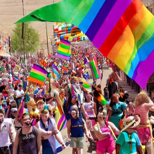 Prompt: pride parade in ancient mesopotamia