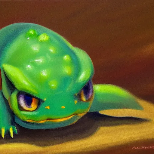 bulbasaur (pokemon) drawn by teo_(telo_ruka)