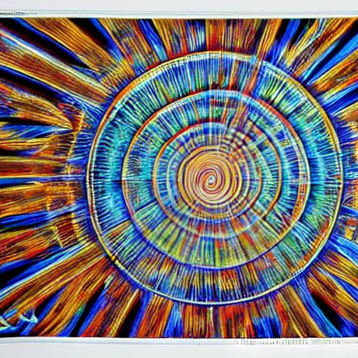 Prompt: a dream in a dream, Alex Grey