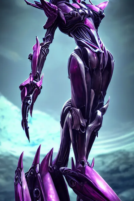 Prompt: galactic hyperdetailed elegant beautiful stunning giantess anthropomorphic mecha saryn warframe female dragon goddess, sharp spines, sharp metal ears, smooth purple eyes, smooth fuschia skin, silver armor, bigger than galaxy, epic proportions, epic scale, epic size, warframe destiny fanart, furry, dragon art, goddess art, giantess art, octane render