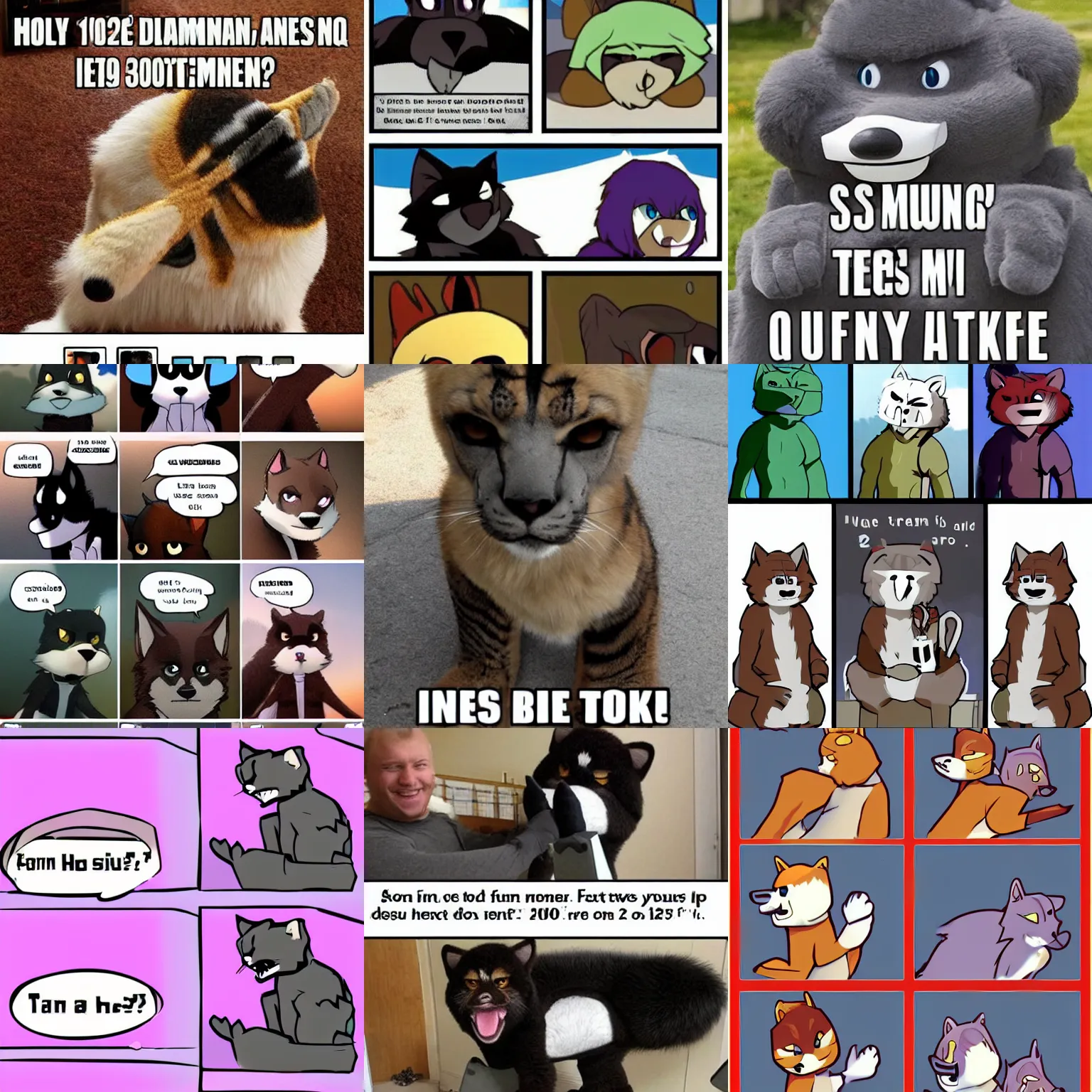 Prompt: Some dumb furry block text meme from r/furry_irl that would get 2000 upvotes.