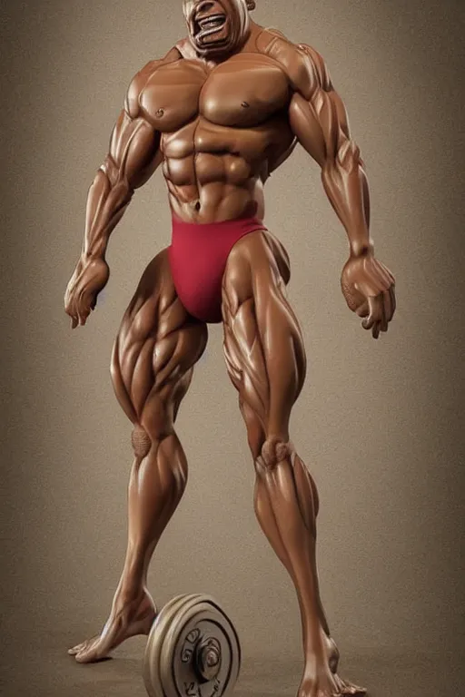 Prompt: muscular scrooge mcduck, scrooge mcduck bodybuilder, photorealistic, highly detailed,