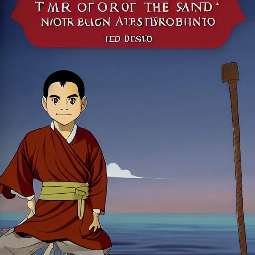 Prompt: Marco Rubio in Avatar: the last airbender, designed by Ted Nasmith