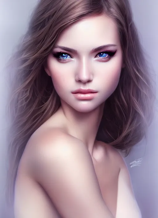 Image similar to a gorgeous female photo, professionally retouched, realistic, smooth face, perfect eyes, symmetrical, full body shot, wide angle, sharp focus on eyes, 8 k high definition, insanely detailed, intricate, elegant, art by artgerm