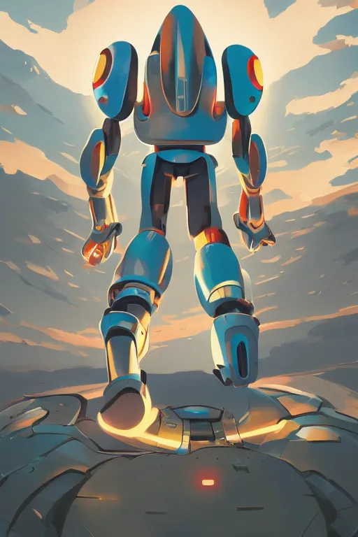 Image similar to metabots medabots medarotto medarot robot minimalist comics helmet mask neon cybereye, behance hd by jesper ejsing, by rhads, makoto shinkai and lois van baarle, ilya kuvshinov, rossdraws global illumination ray tracing hdr radiating a glowing aura