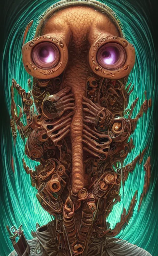 Image similar to cyberpunk cultist by naoto hattori