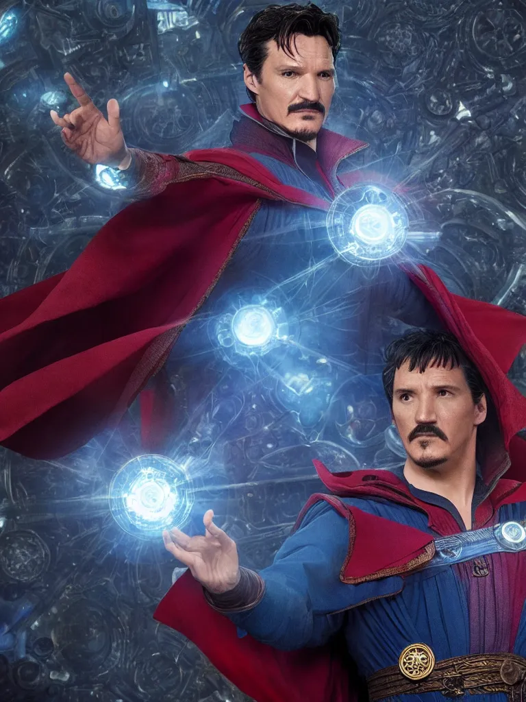 Image similar to Pedro Pascal as Doctor Strange