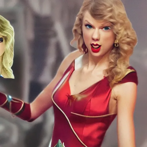 Image similar to Taylor Swift as She-Ra