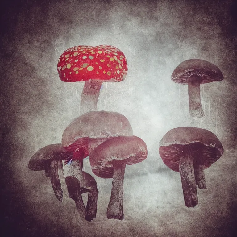 Image similar to double exposure of dally life, symbols of live, explosion, love is the most relevant theme, love is infinity, love is begin of all, 8 k resolution, artistic mode, artistic, trending on instagram, long exposure, love art, serious, fantasy and dreams vibes, mushrooms style and macro style