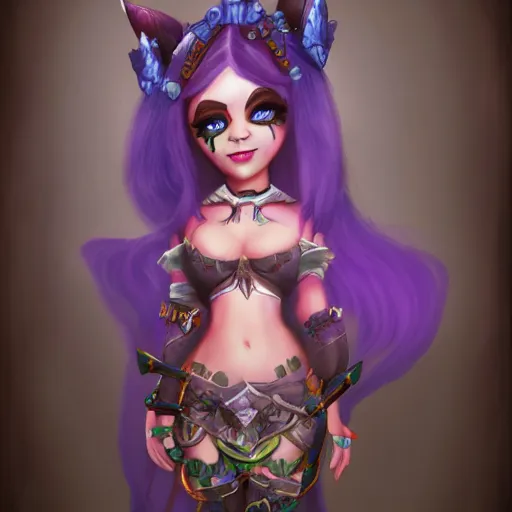 Image similar to melanie martinez as a world of warcraft character, night elf, fantasy, seen on artstation, concept, extremely detailed