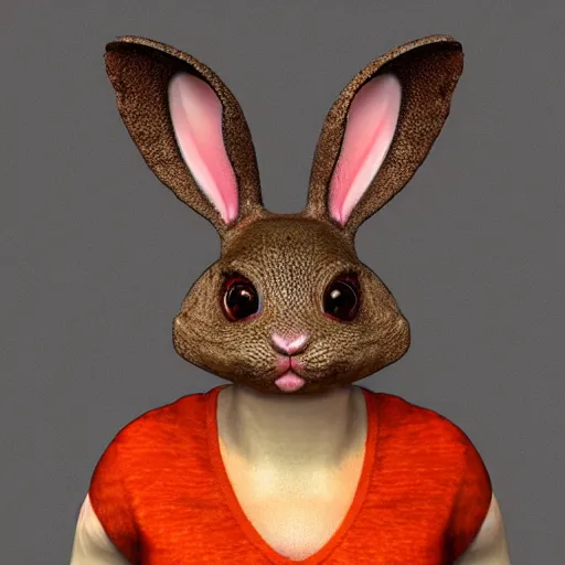 Image similar to bunny alien cute realistic