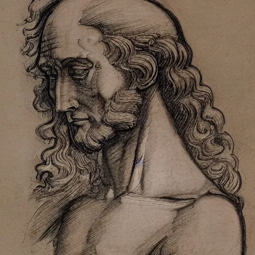 Prompt: Leonardo da Vinci sketch,anatomy