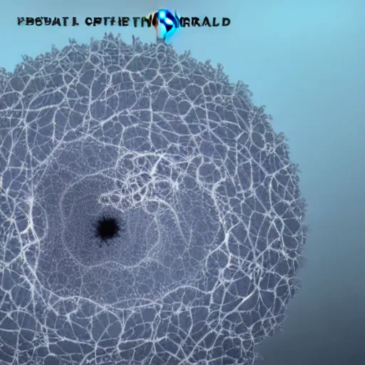 Image similar to fractal of the last survivors on earth witness the end of the world