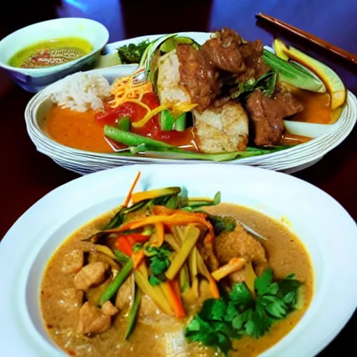 Prompt: Thai food