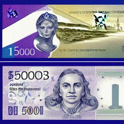 Image similar to concept design of british, britain, uk, £ 5 0 note for the year 2 0 3 3