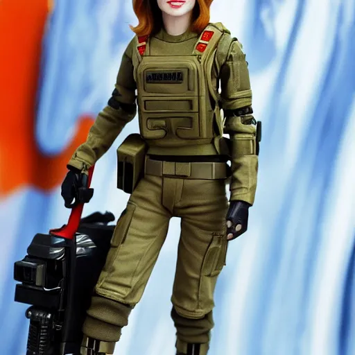 Image similar to ! dream emma stone hasbro g. i joe 4 k