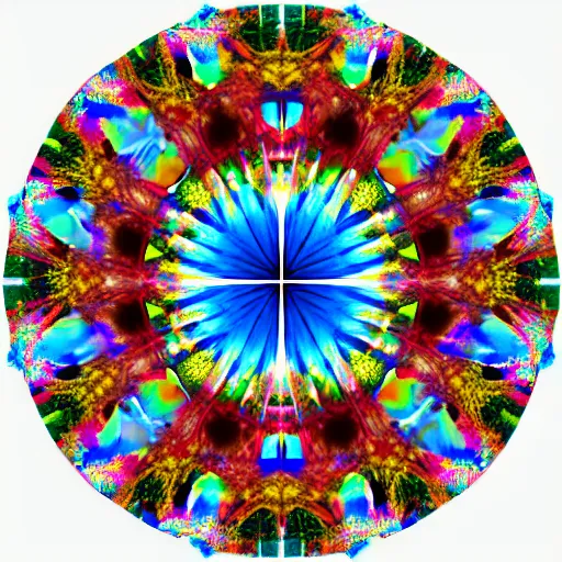 Image similar to A kaleidoscope image that is made up of multiple digital images that have been split into different sections that resemble a single image. Photography.