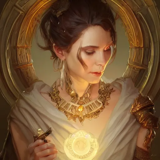 Image similar to D&D, fantasy, intricate, elegant, highly detailed, digital painting, artstation, concept art, matte, sharp focus, illustration, hearthstone, art by Artgerm and Greg Rutkowski and Alphonse Mucha