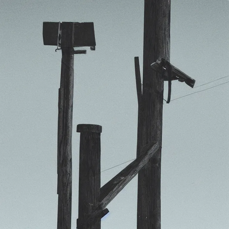 Image similar to telephone pole card art album cover, modern, film, soft lighting gradient. no text, no watermarks.