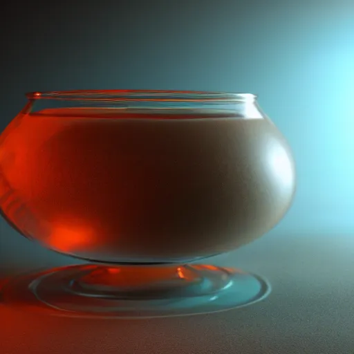 Prompt: fish bowl, movie still, cinematic, 8 k, unreal engine, 3 d render