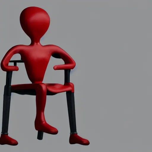 Prompt: chair with human legs instead of legs, hyperrealistic render, highly detailed, 4k, artstation