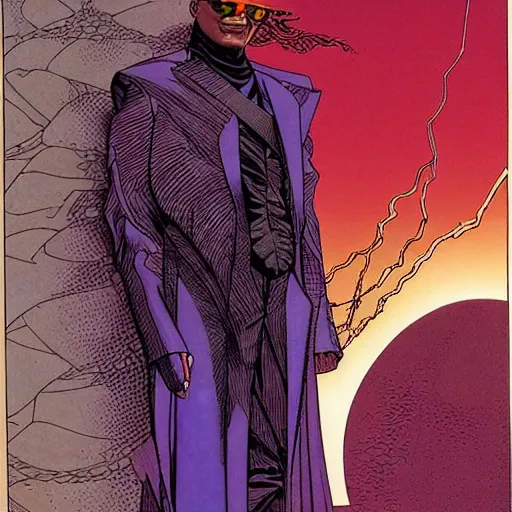 Image similar to morpheus by moebius,