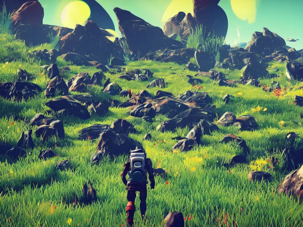 Image similar to no mans sky vibes