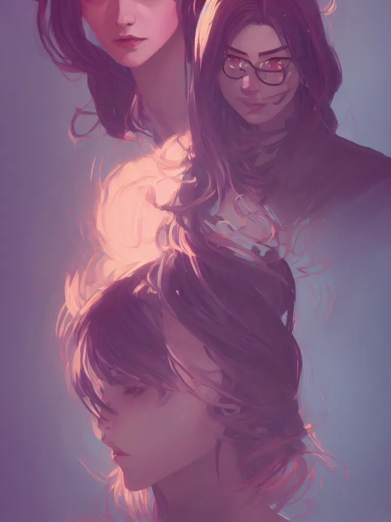 Image similar to portrait of a character from arcane, stylized, cinematic, ambient lighting, 4 k, lois van baarle, ilya kuvshinov, rossdraws, alphonse mucha, jung gi kim, artstation